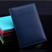 Load image into Gallery viewer, Women Men Passport Holder Leather Travel Passport Cover Card Case Holder