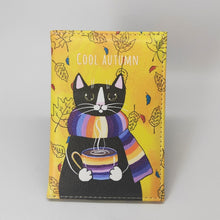 Load image into Gallery viewer, Cute Cat Passport Cover Travel Wallet Pu Leather Case for Passports Travel Document Organizer Pasjeshouder Passport Protector