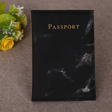 Load image into Gallery viewer, Fashion Women Men Passport Cover Pu Leather Marble Style  Travel ID Credit Card Passport Holder Packet Wallet Purse Bags Pouch