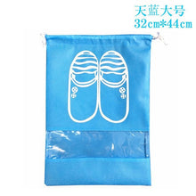 Load image into Gallery viewer, Organize Tote Drawstring Bag Dolap Organizer Non-Woven Organizador Waterproof Shoes Bag Travel Portable Shoe Storage Bag