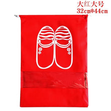 Load image into Gallery viewer, Organize Tote Drawstring Bag Dolap Organizer Non-Woven Organizador Waterproof Shoes Bag Travel Portable Shoe Storage Bag