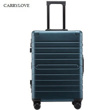 Load image into Gallery viewer, 100% Aluminum-magnesium alloy material high quality 20/24/28 size travel Luggage Spinner brand Travel Suitcase