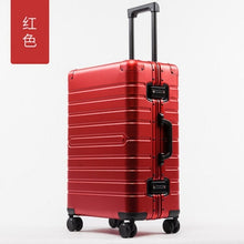 Load image into Gallery viewer, 100% Aluminum-magnesium alloy material high quality 20/24/28 size travel Luggage Spinner brand Travel Suitcase
