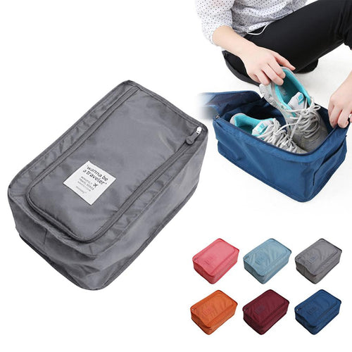 Convenient Travel Storage Bag Nylon 6 Colors Portable Organizer Bags Shoe Sorting Pouch multifunction