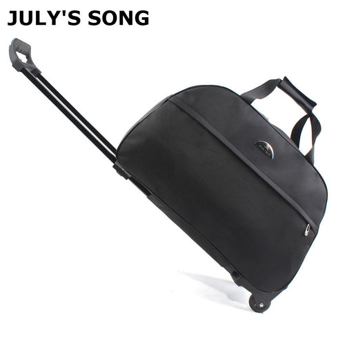 JULY'S SONG Luggage Bag Travel Duffle Trolley bag Rolling Suitcase Trolley Women Men Travel Bags  With Wheel Carry-On bag