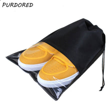 Load image into Gallery viewer, PURDORED 1 pc Portable Waterproof Shoes Storage Bag Pouch Travel Organizer Drawstring Bag  Laundry Organizador Dropshipping