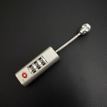 Load image into Gallery viewer, High Quality Metal Luggage Locks New Creative Skull Design Steel Wire Suitcase Padlock Travel Anti theft Three Digits Coded Lock