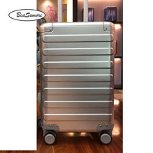 Load image into Gallery viewer, BeaSumore 100% aluminum alloy High-grade Brand Rolling Luggage Spinner High capacity Women Trolley Men Business Suitcase Wheels