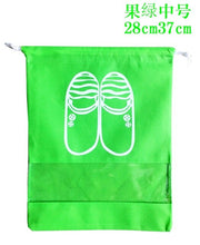 Load image into Gallery viewer, Organize Tote Drawstring Bag Dolap Organizer Non-Woven Organizador Waterproof Shoes Bag Travel Portable Shoe Storage Bag
