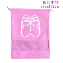 Load image into Gallery viewer, Organize Tote Drawstring Bag Dolap Organizer Non-Woven Organizador Waterproof Shoes Bag Travel Portable Shoe Storage Bag