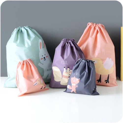 Drawstring Shoes Bag Travel storage Pouch Waterproof Travel cosmetic Storage Bags Sundries Organizer For Cloth Bag Underwear 1PC