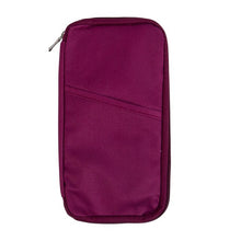 Load image into Gallery viewer, Multifunction Wallet Passport Credit Card Organizer Travel Cash Holder Document Bag Purse Travel Wallet Pack Clutch Mujer