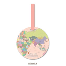 Load image into Gallery viewer, Fashion Map Luggage Tag Women Travel Accessories Silica Gel Suitcase ID Address Holder Baggage Boarding Tag Portable Label Bag