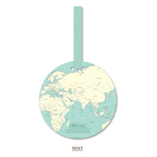 Load image into Gallery viewer, Fashion Map Luggage Tag Women Travel Accessories Silica Gel Suitcase ID Address Holder Baggage Boarding Tag Portable Label Bag
