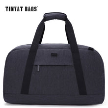 Load image into Gallery viewer, TINYAT Male Men Travel Luggage bag 40L Travelling bag  Waterproof handbag package Luggage Bag Gray Trip Duffle Bag Weekender