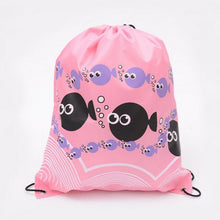 Load image into Gallery viewer, Waterproof Outdoor Beach Swimming Sports Drawstring Backpack Organizer Gym Storage Bag for Shoes Towel Clothes
