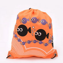 Load image into Gallery viewer, Waterproof Outdoor Beach Swimming Sports Drawstring Backpack Organizer Gym Storage Bag for Shoes Towel Clothes