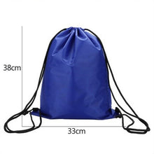 Load image into Gallery viewer, Waterproof Outdoor Beach Swimming Sports Drawstring Backpack Organizer Gym Storage Bag for Shoes Towel Clothes