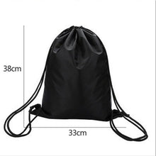 Load image into Gallery viewer, Waterproof Outdoor Beach Swimming Sports Drawstring Backpack Organizer Gym Storage Bag for Shoes Towel Clothes
